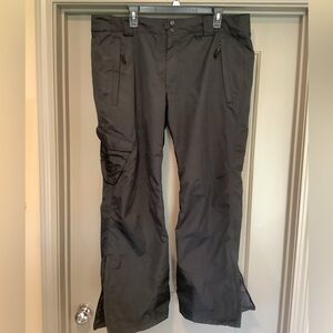 Slalom men’s Us XL black ski pants, Insulated, snowboard, Gorecore.